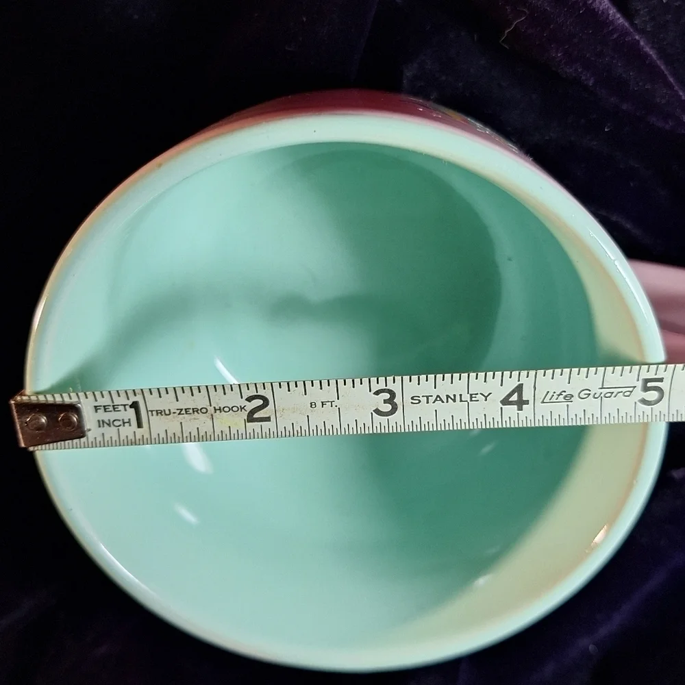 Eccolo Green and White Coffee Mug